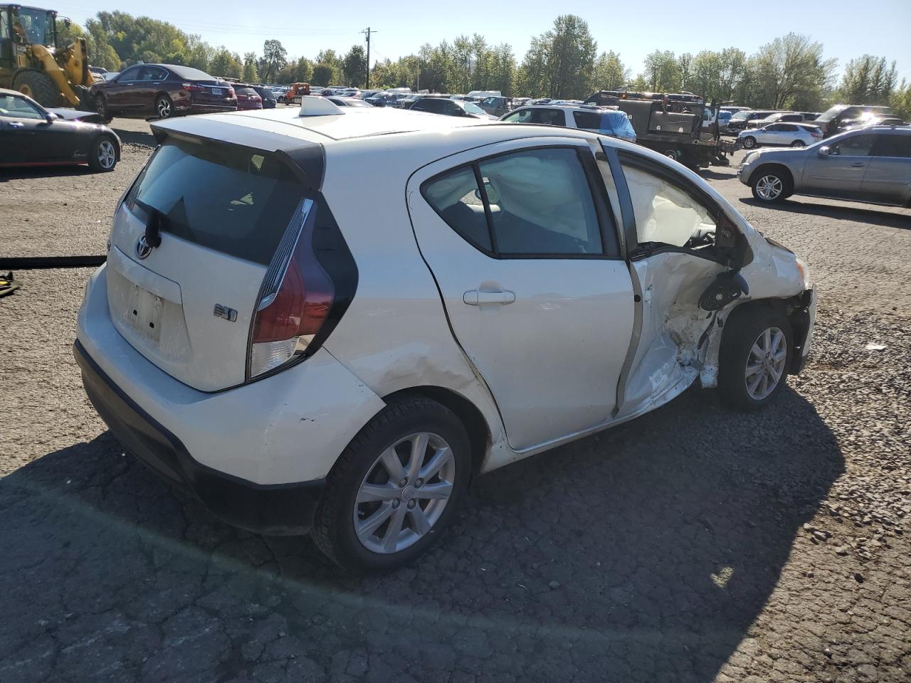 2017 Toyota Prius VIN JTDKDTB34H1591249 Copart auction photo, side / mechanical damage thumbnail 3