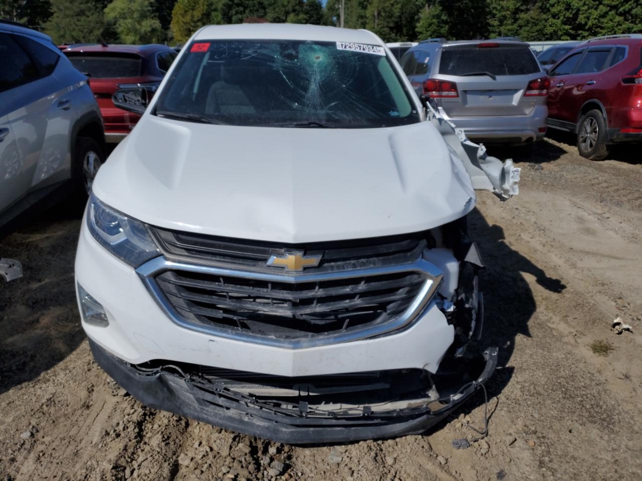2021 Chevrolet Equinox VIN 3GNAXKEV5MS152684 Copart auction photo, front end / minor dent/scratches damage thumbnail 5