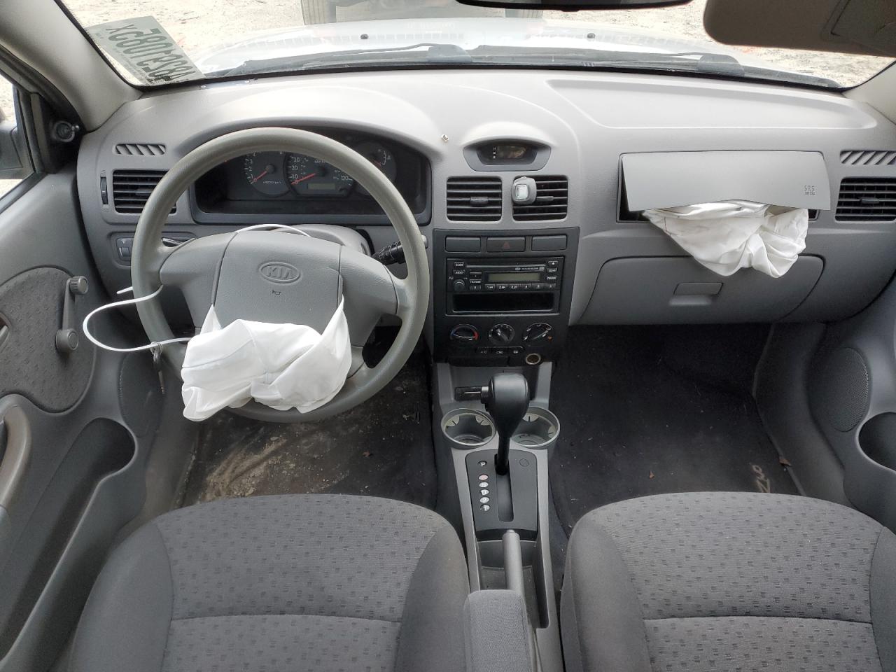 2003 KIA Rio VIN KNADC125936232909 Copart auction photo, front end damage thumbnail 8