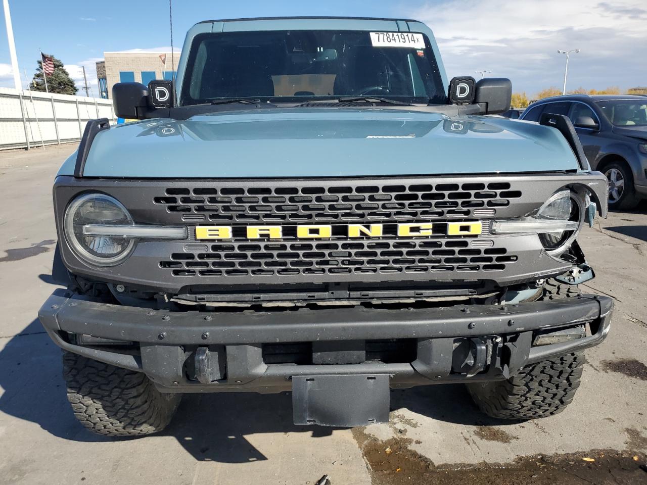 2021 Ford Bronco VIN 1FMEE5DP7MLB00561 Copart auction photo, front end / rear end damage thumbnail 5