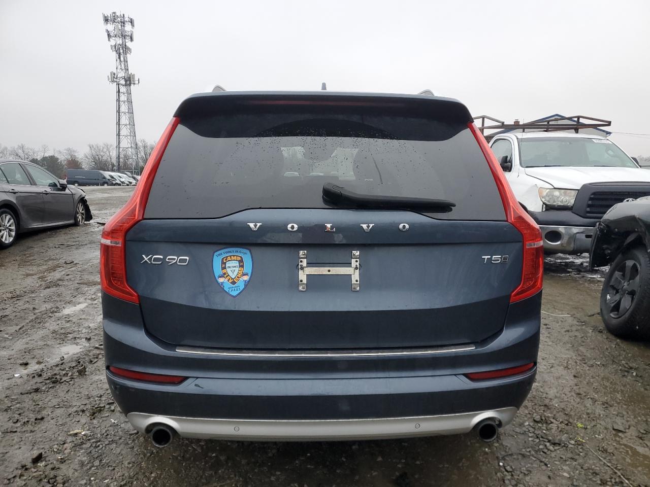 2019 Volvo XC90 VIN YV4102PK8K1488552 Copart auction photo, front end damage thumbnail 6