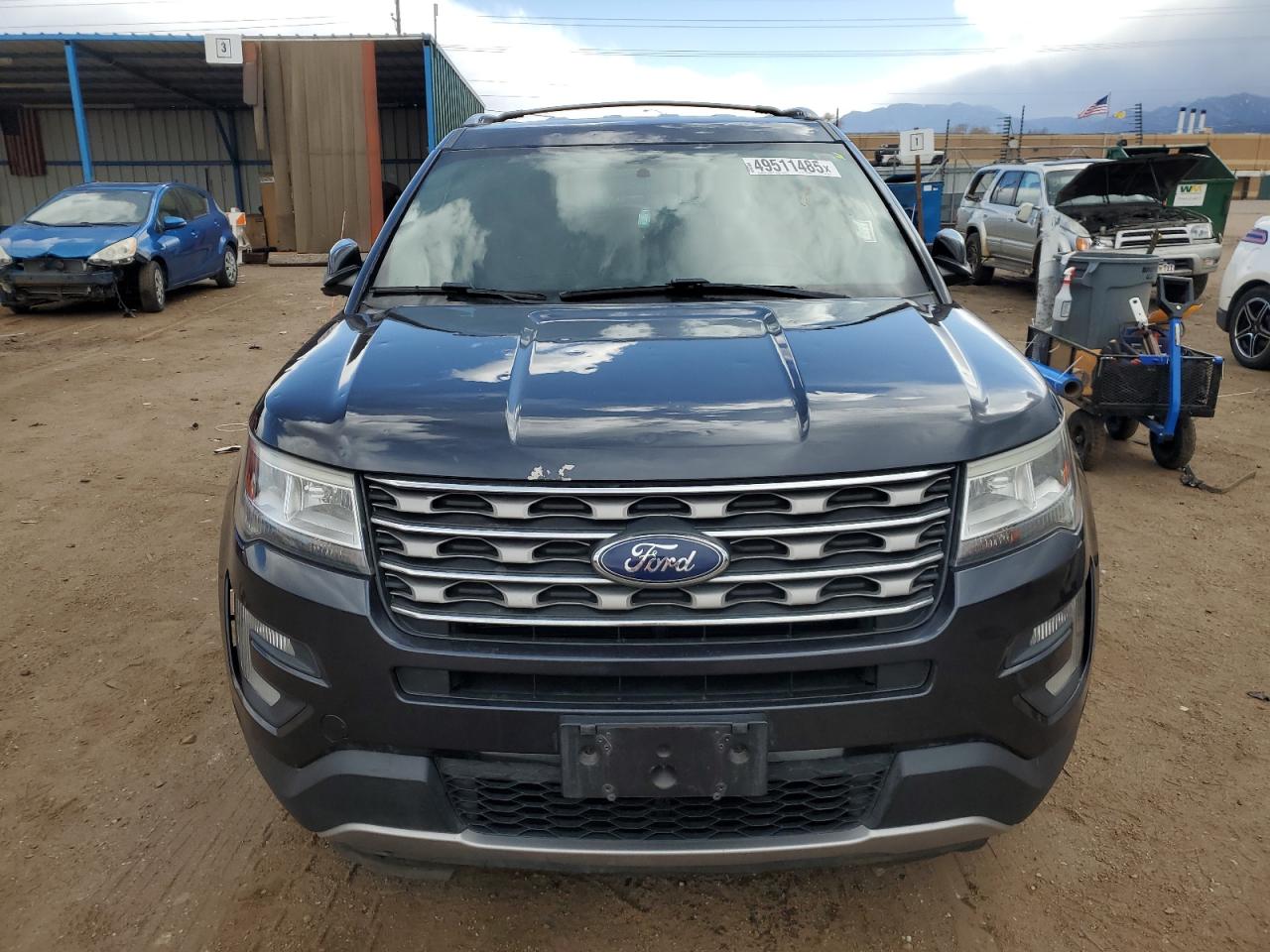 2017 Ford Explorer VIN 1FM5K8D86HGC67172 Copart auction photo, hail / side damage thumbnail 5