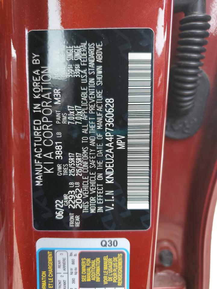 2023 KIA Seltos VIN KNDEU2AA4P7360628 Copart auction photo, all over / undercarriage damage thumbnail 13