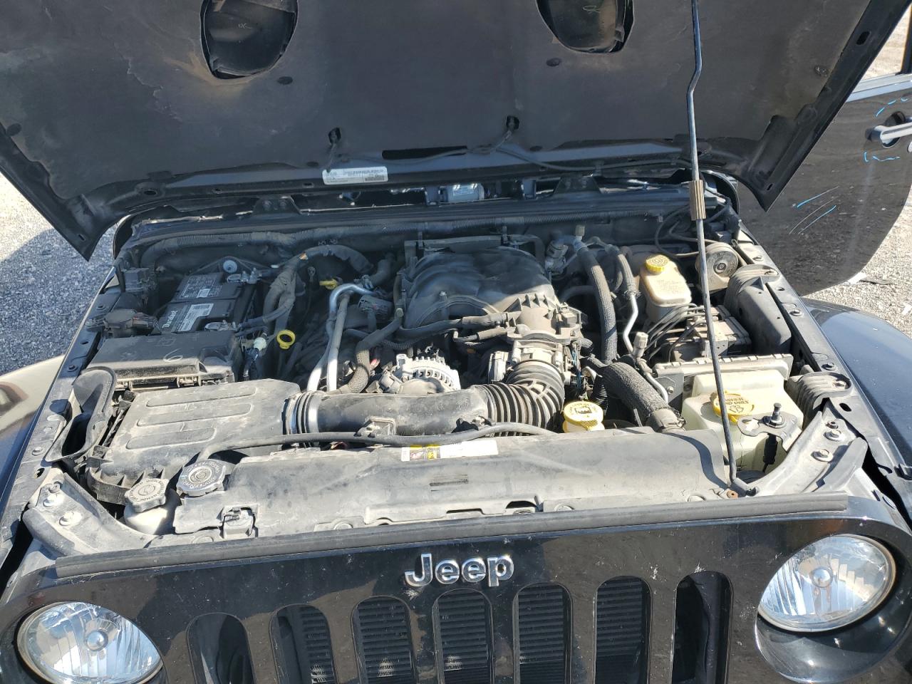 2016 Jeep Wrangler VIN 1C4BJWFG3GL144941 Copart auction photo, front end damage thumbnail 12