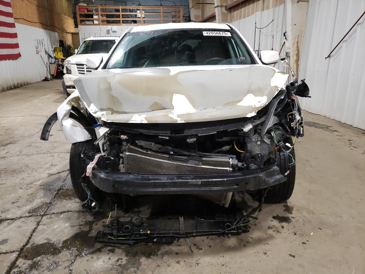 2017 Hyundai Santa Fe VIN 5NMZT3LB0HH022718 Copart auction photo, front end damage thumbnail 5