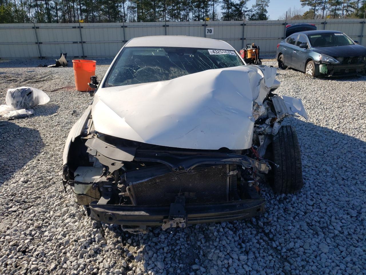 2013 Volkswagen Passat CC VIN WVWBP7AN5DE555784 Copart auction photo, front end / undercarriage damage thumbnail 5