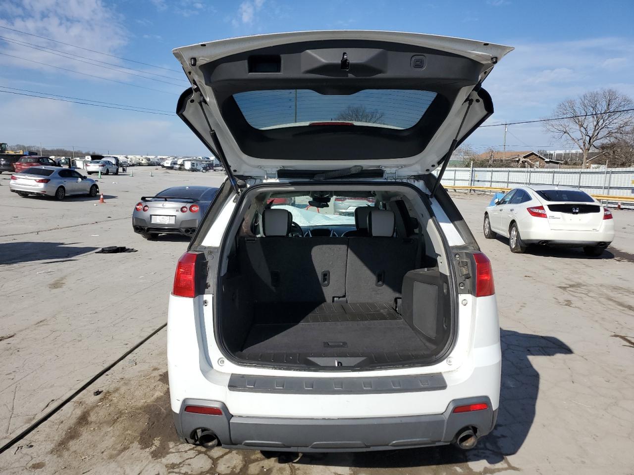 2012 GMC Terrain VIN 2GKFLUE57C6395792 Copart auction photo, front end / side damage thumbnail 6
