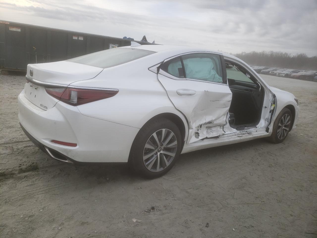 2020 Lexus ES VIN 58ADZ1B12LU080034 Copart auction photo, side damage thumbnail 3