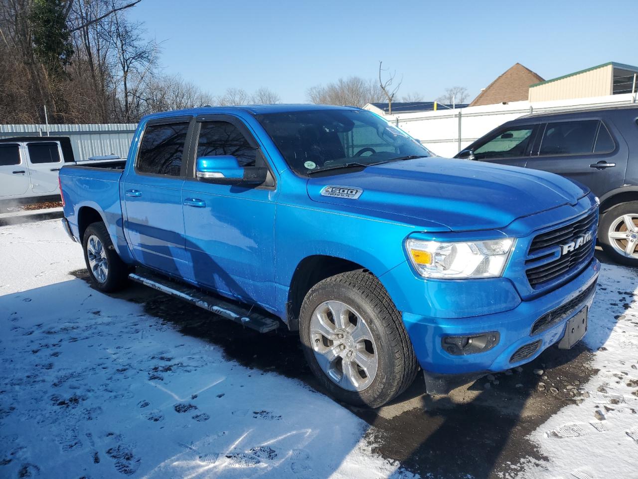 2020 RAM 1500 VIN 1C6SRFFT2LN326951 Copart auction photo, side damage thumbnail 4
