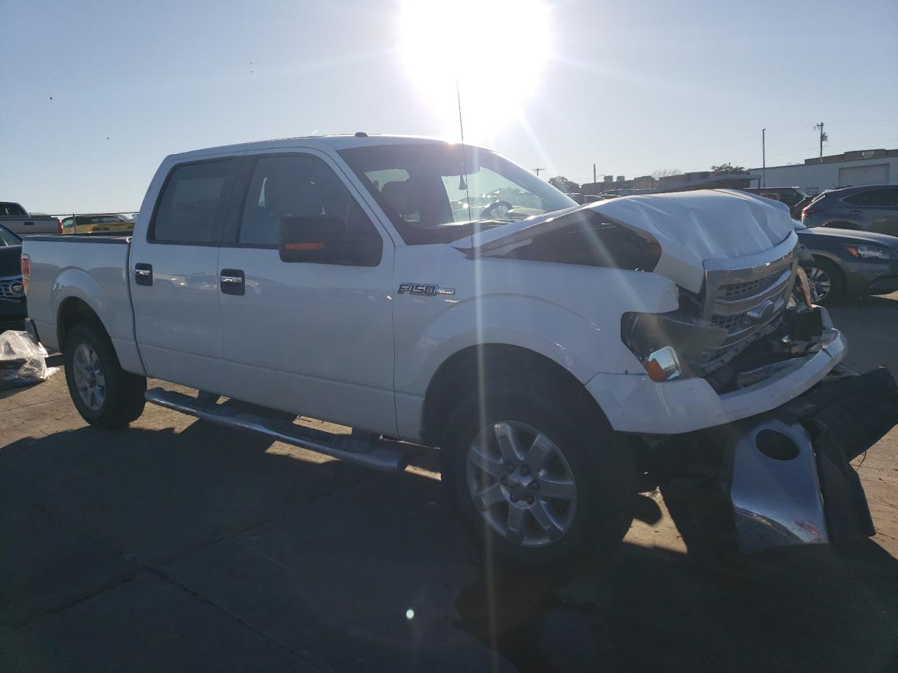 2013 Ford F-150 VIN 1FTFW1CF4DFD03302 Copart auction photo, front end damage thumbnail 4