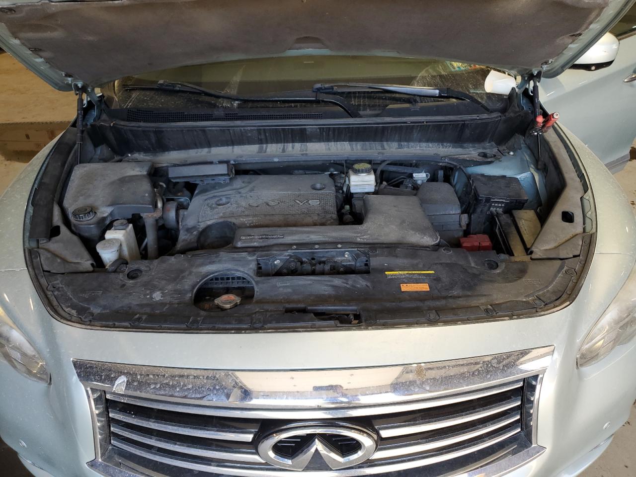 2013 Infiniti JX VIN 5N1AL0MM7DC324751 Copart auction photo, side damage thumbnail 14