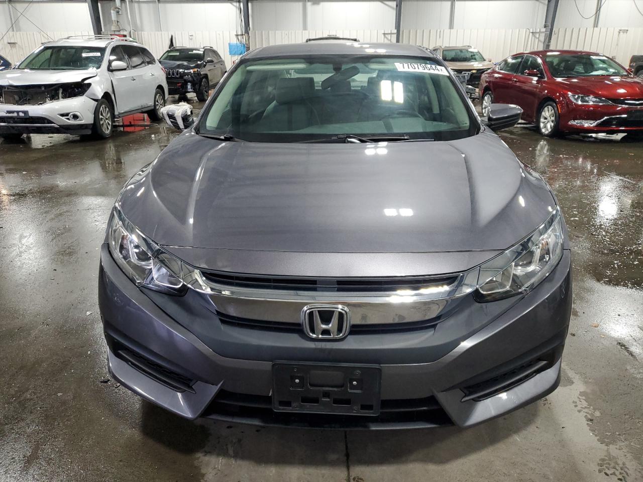 2018 Honda Civic VIN 19XFC2F50JE022122 Copart auction photo, side / front end damage thumbnail 5