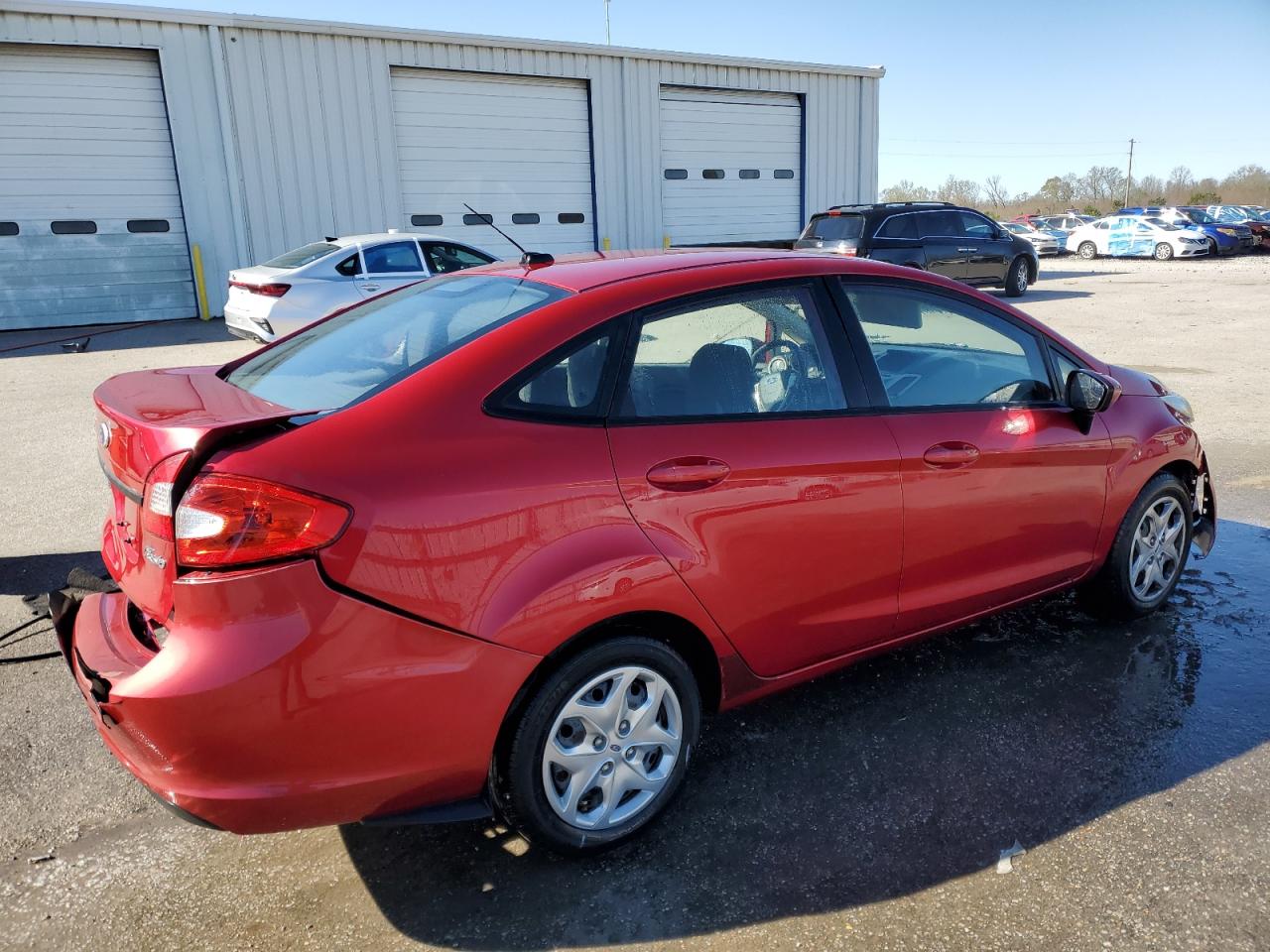 2011 Ford Fiesta VIN 3FADP4BJ7BM161834 Copart auction photo, rear end damage thumbnail 3