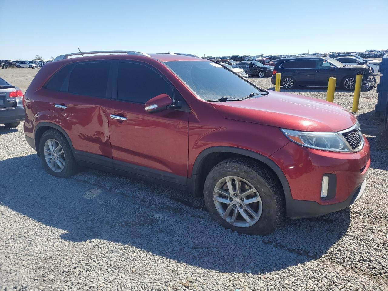 2014 KIA Sorento VIN 5XYKT4A71EG548996 Copart auction photo, front end / rear end damage thumbnail 4