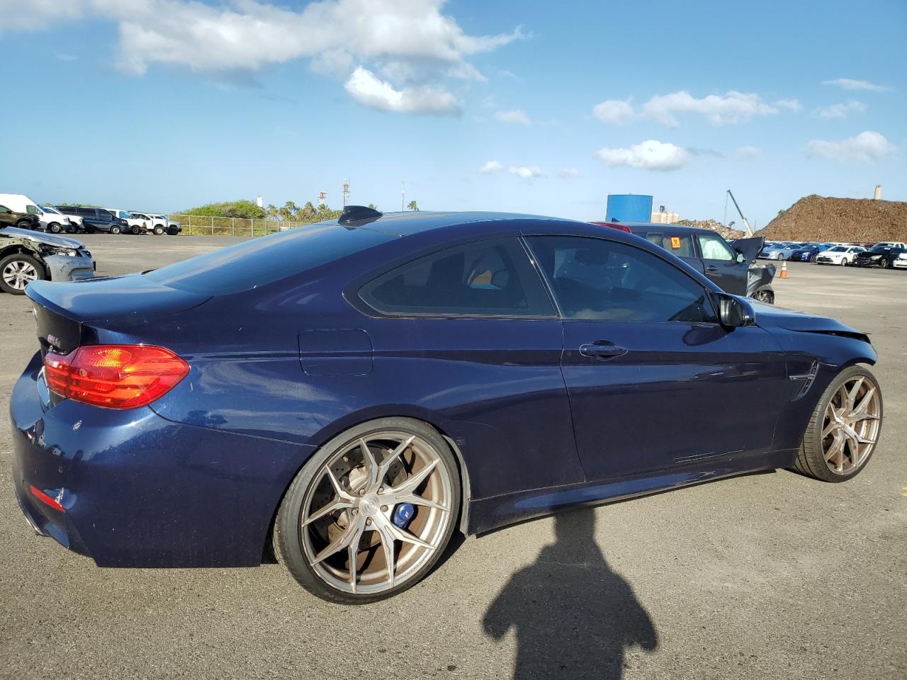 2016 BMW M4 VIN WBS3R9C50GK337838 Copart auction photo, front end damage thumbnail 3