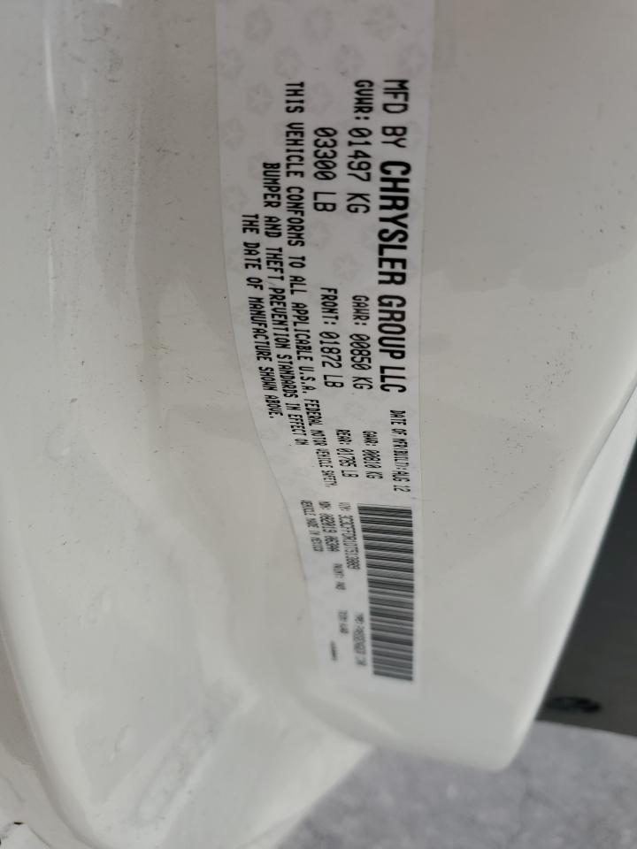 2013 Fiat 500 VIN 3C3CFFDR1DT513889 Copart auction photo, front end / rear end damage thumbnail 12