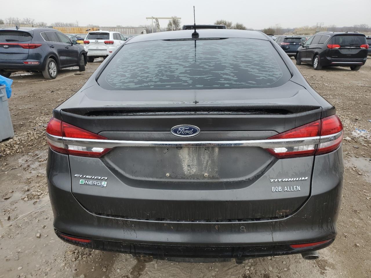 2017 Ford Fusion VIN 3FA6P0SUXHR354213 Copart auction photo, front end / side damage thumbnail 6