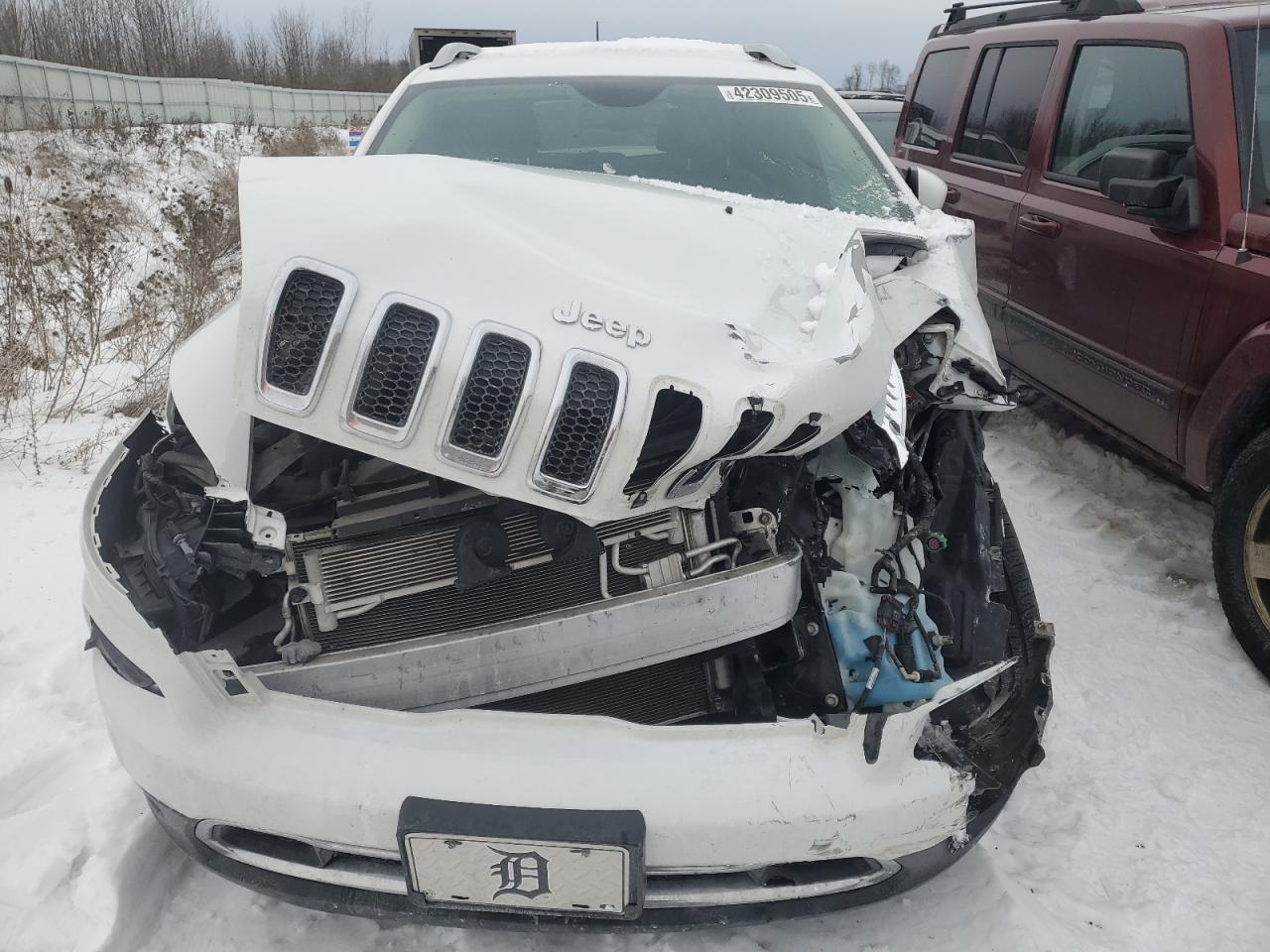 2018 Jeep Grand Cherokee VIN 1C4PJMDX6JD554809 Copart auction photo, front end damage thumbnail 5