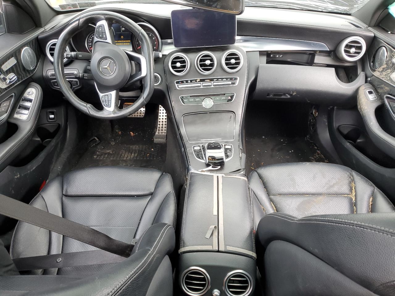 2015 Mercedes-Benz C-klasse VIN 55SWF4KB9FU009030 Copart auction photo, front end / rear end damage thumbnail 8
