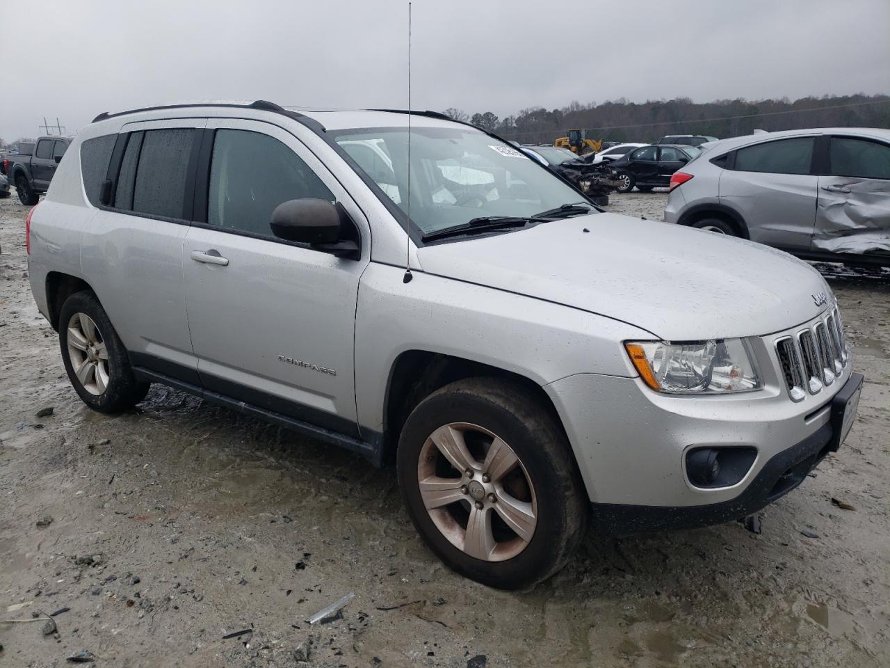 2012 Jeep Compass VIN 1C4NJDEB2CD564282 Copart auction photo, side damage thumbnail 4