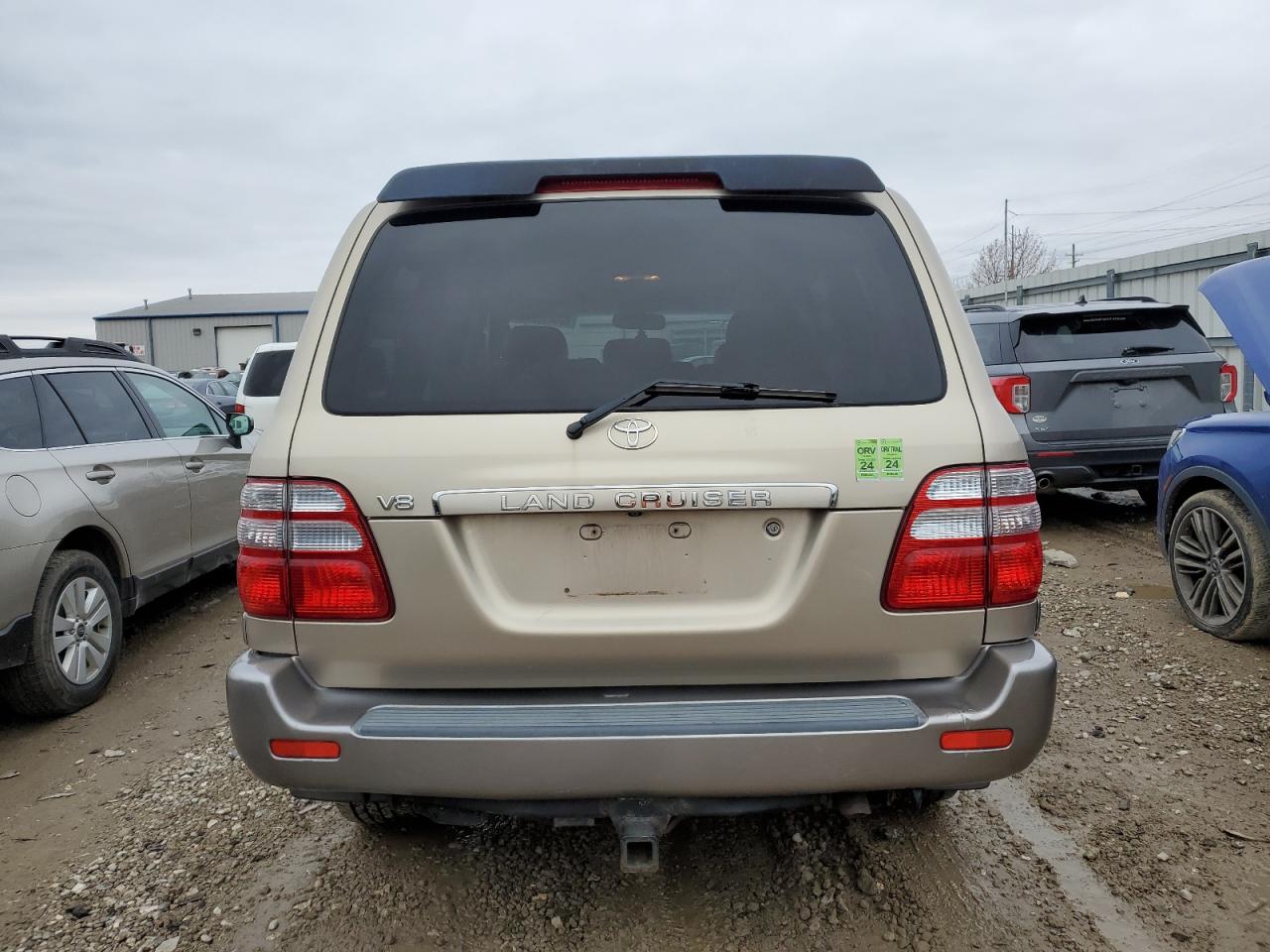 2004 Toyota Land Cruiser VIN JTEHT05J442057643 Copart auction photo, mechanical / side damage thumbnail 6