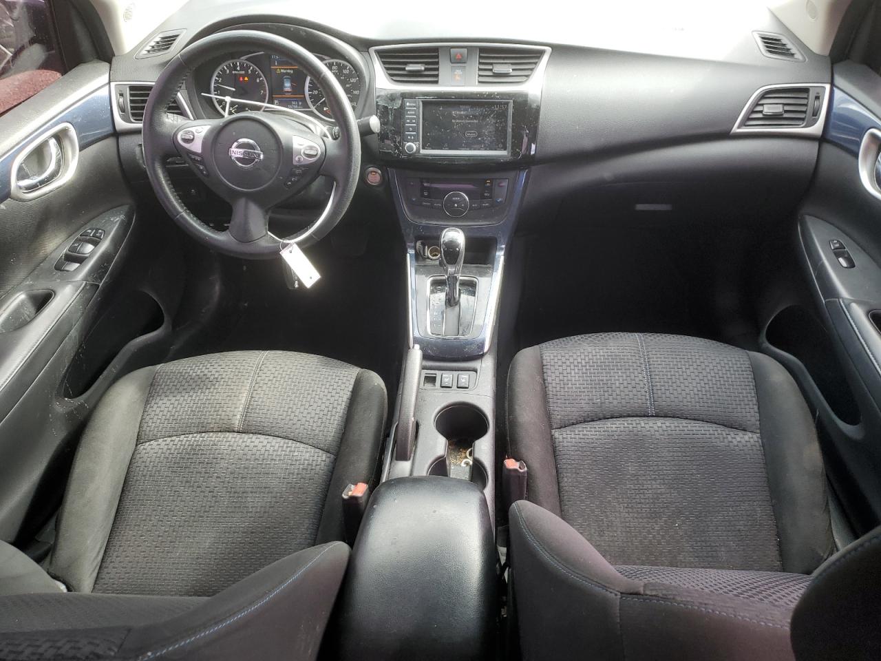 2019 Nissan Sentra VIN 3N1AB7AP6KY388317 Copart auction photo, rear end / front end damage thumbnail 8