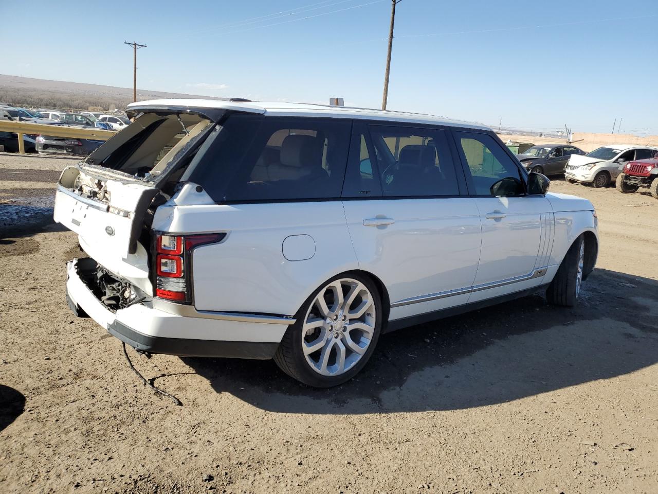 2015 Land Rover Range Rover VIN SALGS3TF0FA226240 Copart auction photo, rear end damage thumbnail 3