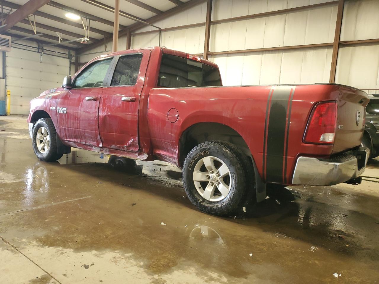 2014 RAM 1500 VIN 1C6RR7GT1ES417202 Copart auction photo, side / rear end damage thumbnail 2