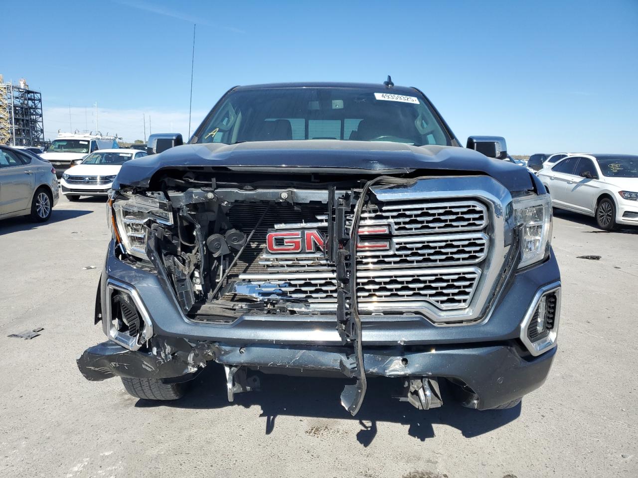 2020 GMC Sierra VIN 3GTU9FED3LG174733 Copart auction photo, front end damage thumbnail 5