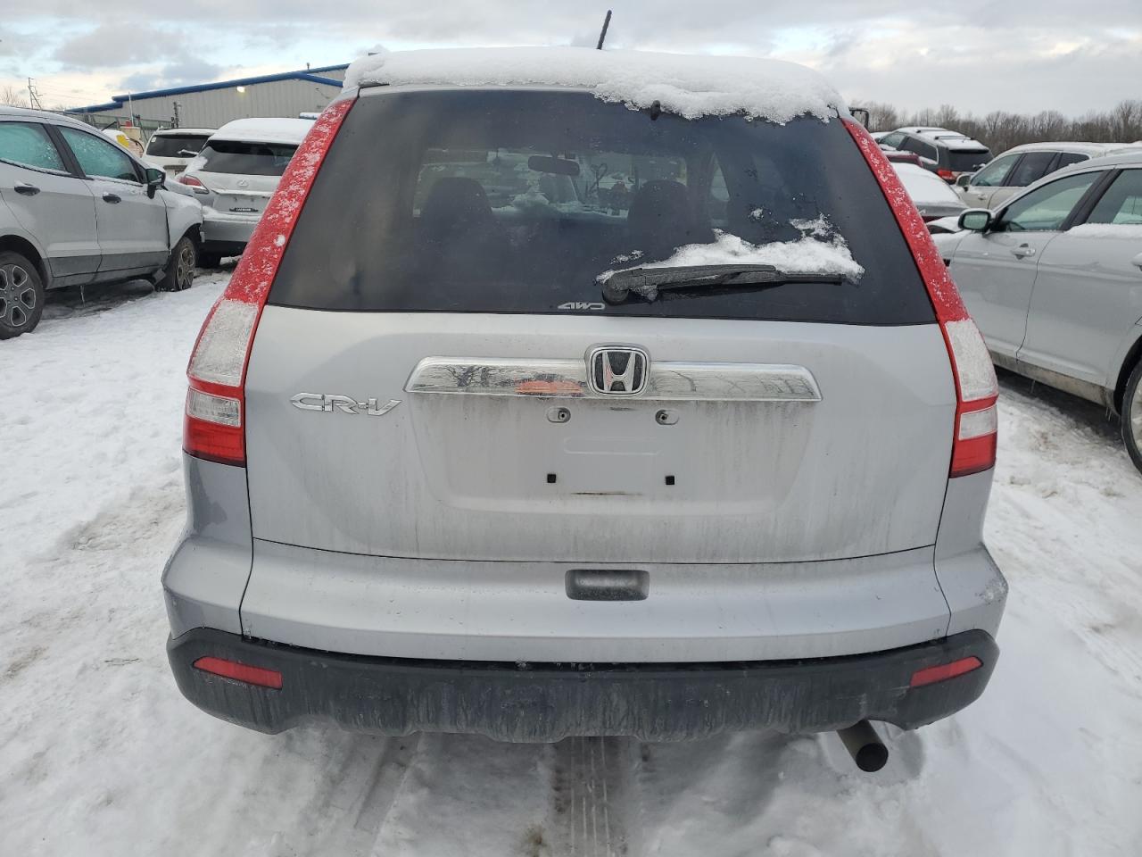 2008 Honda CR-V VIN JHLRE48748C049796 Copart auction photo, front end / side damage thumbnail 6