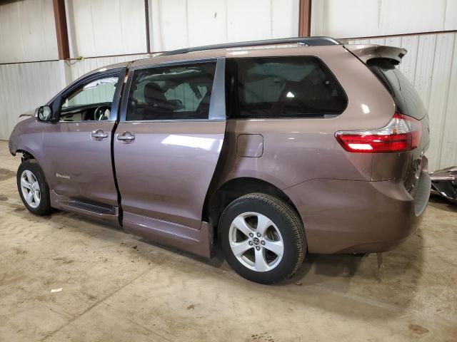 2020 Toyota Sienna VIN 5TDKZ3DC5LS044615 Copart auction photo, front end / side damage thumbnail 2