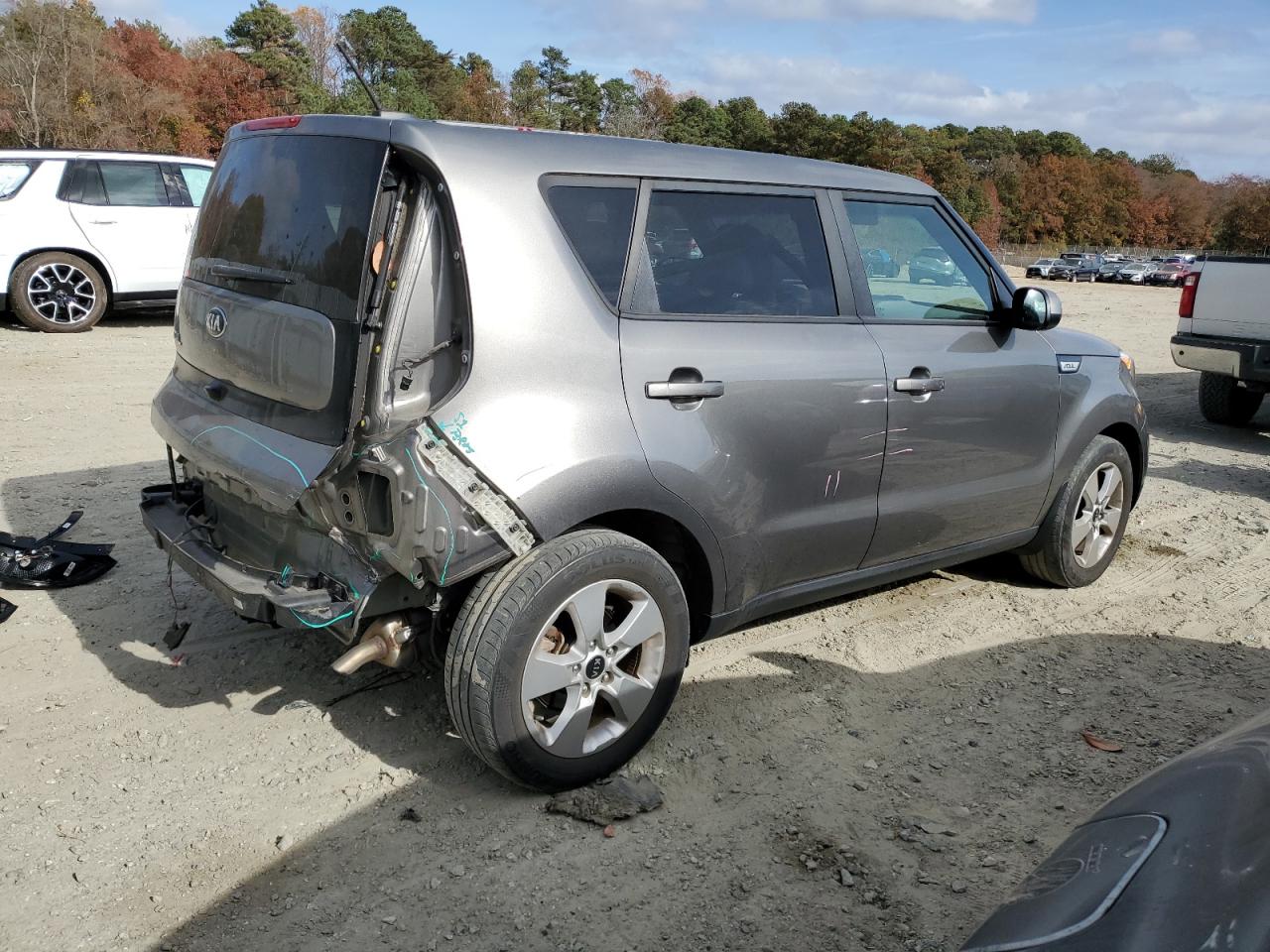 2019 KIA Soul VIN KNDJN2A25K7014939 Copart auction photo, rear end / minor dent/scratches damage thumbnail 3