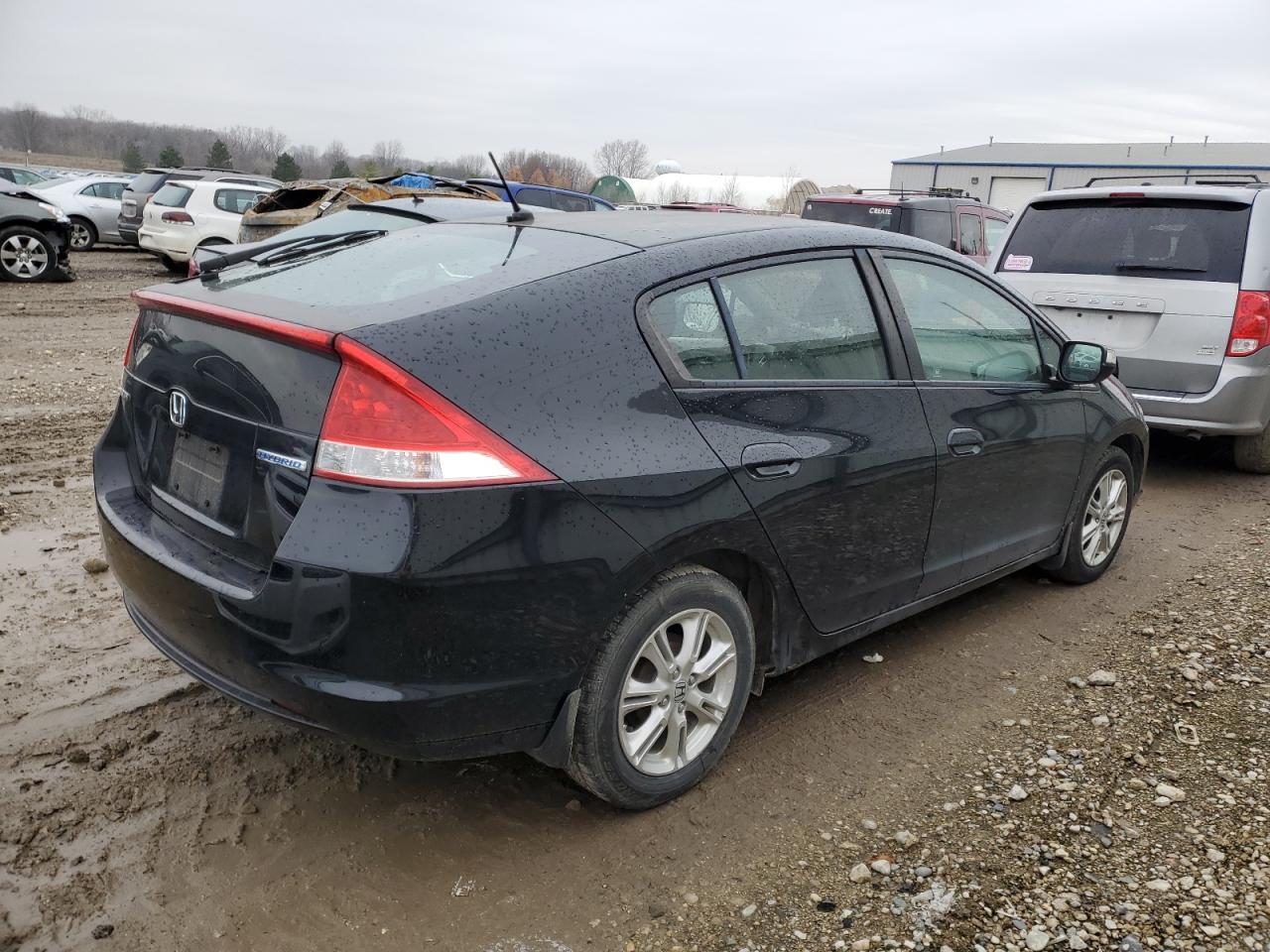 2010 Honda Insight VIN JHMZE2H77AS000829 Copart auction photo, front end / side damage thumbnail 3