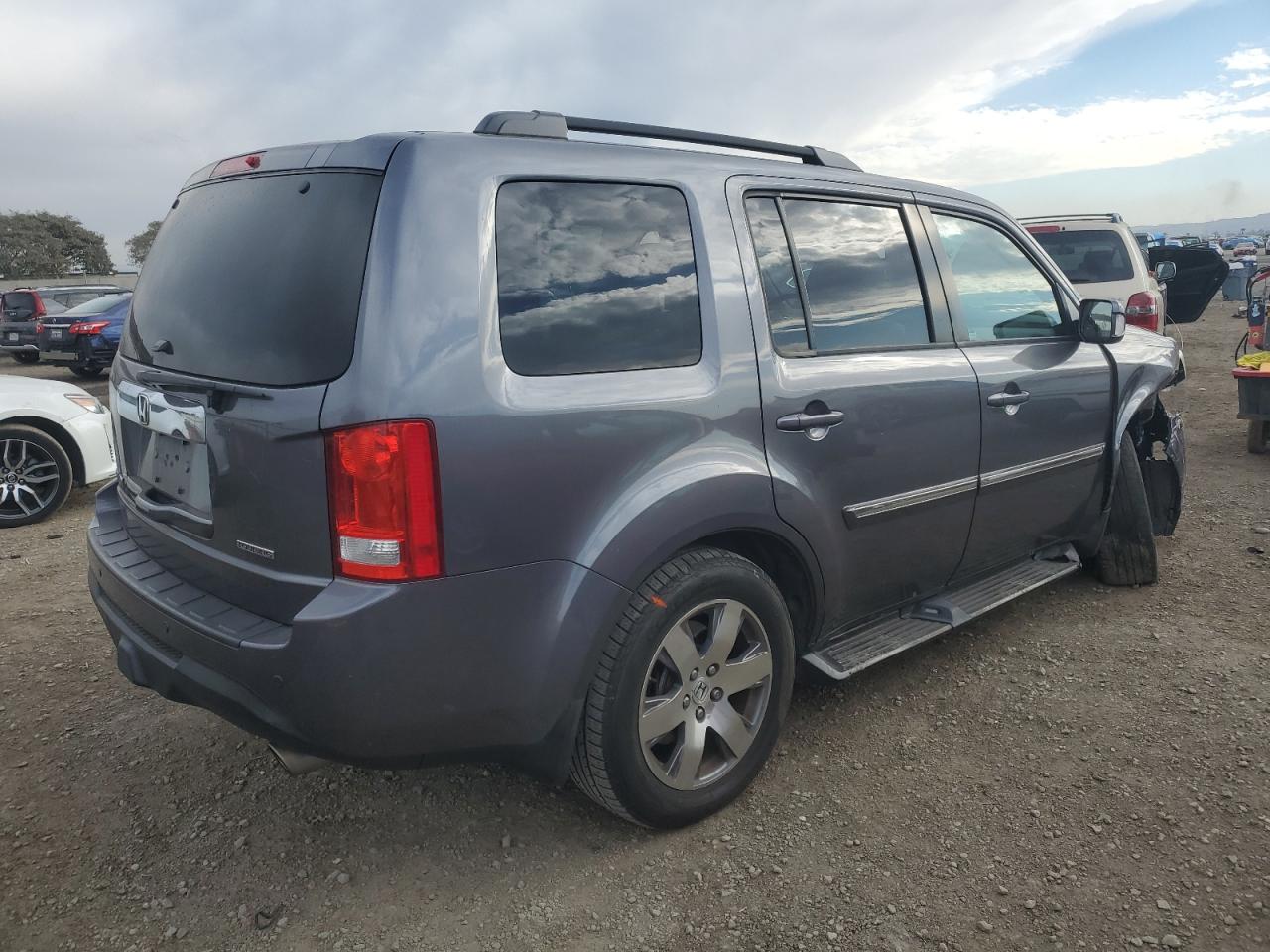 2015 Honda Pilot VIN 5FNYF3H99FB020019 Copart auction photo, front end damage thumbnail 3