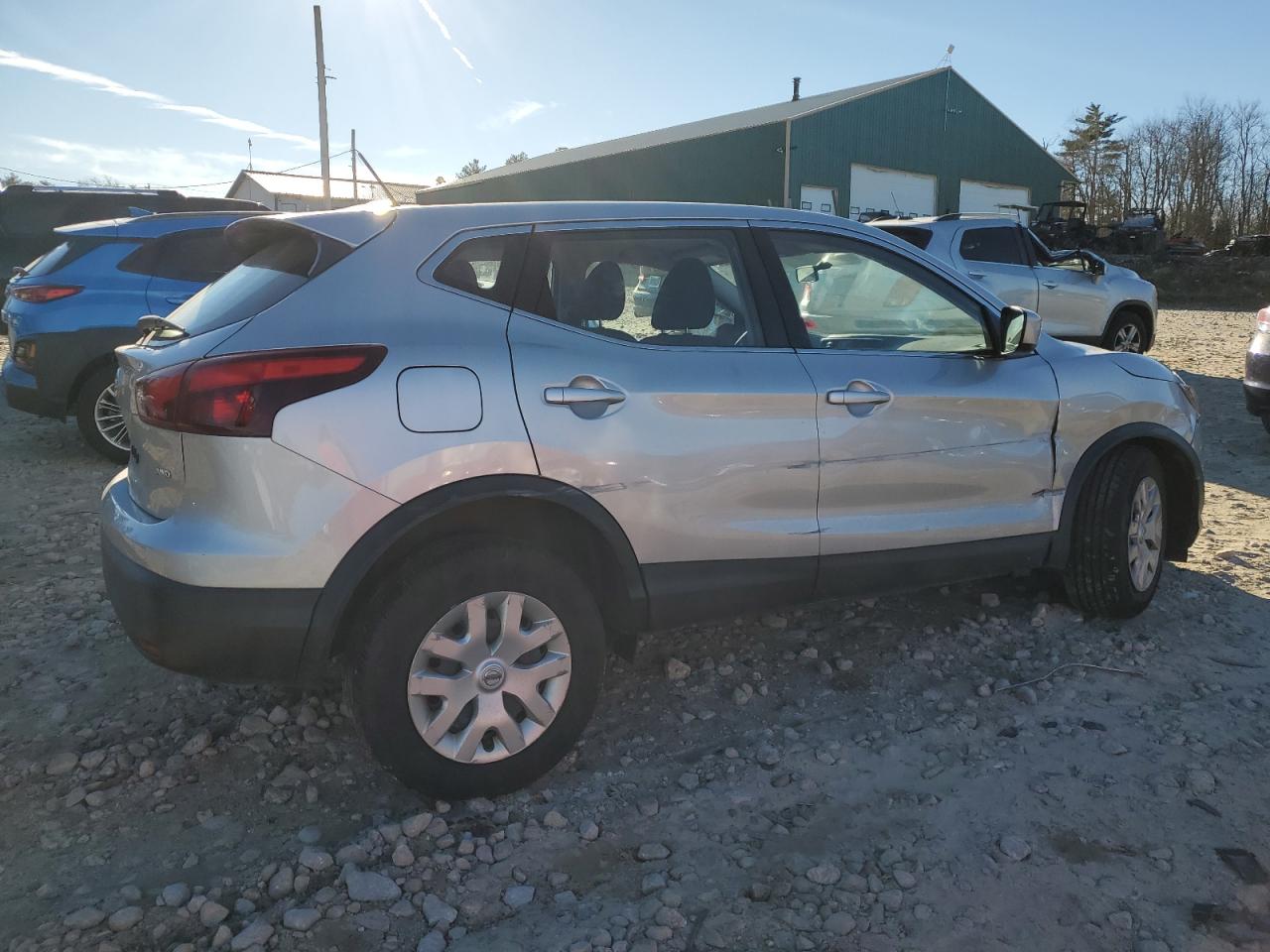 2018 Nissan Rogue VIN JN1BJ1CR3JW261243 Copart auction photo, side damage thumbnail 3