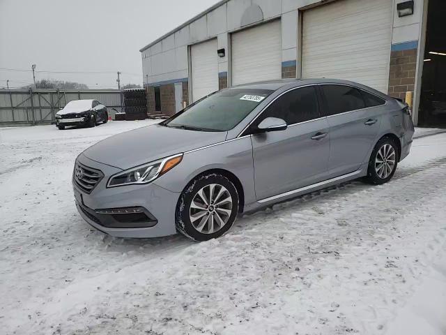 2015 Hyundai Sonata VIN 5NPE34AF3FH028149 Copart auction photo, rear end / minor dent/scratches damage thumbnail 13