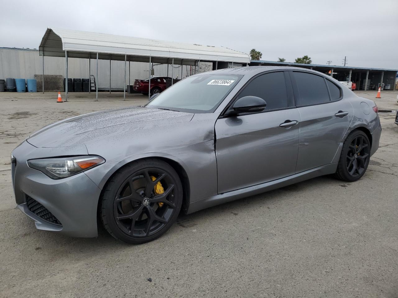 2020 Alfa Romeo Giulia VIN ZARFAMAN2L7625199 - Copart auction photo