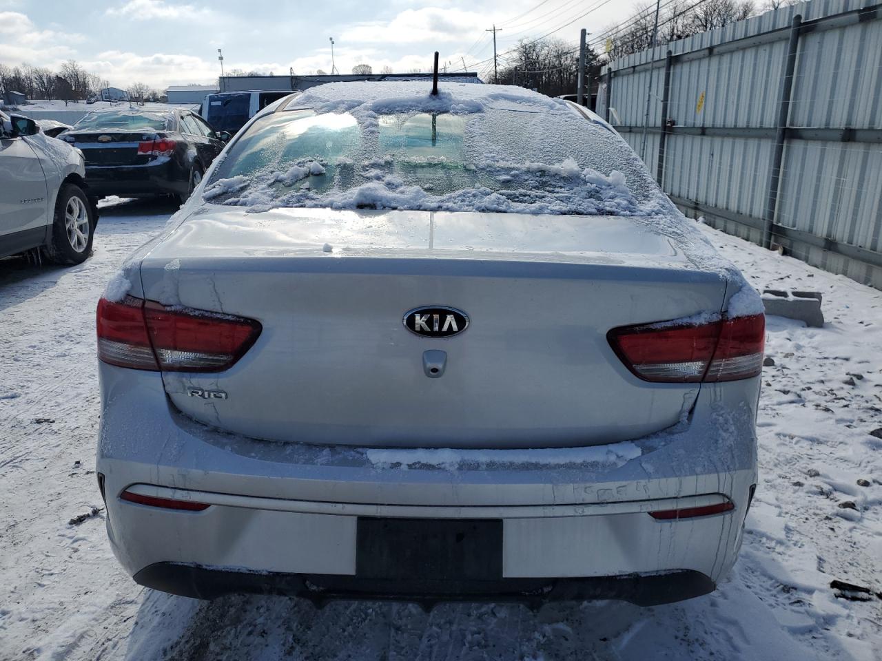 2021 KIA Rio VIN 3KPA24AD9ME400420 Copart auction photo, front end damage thumbnail 6
