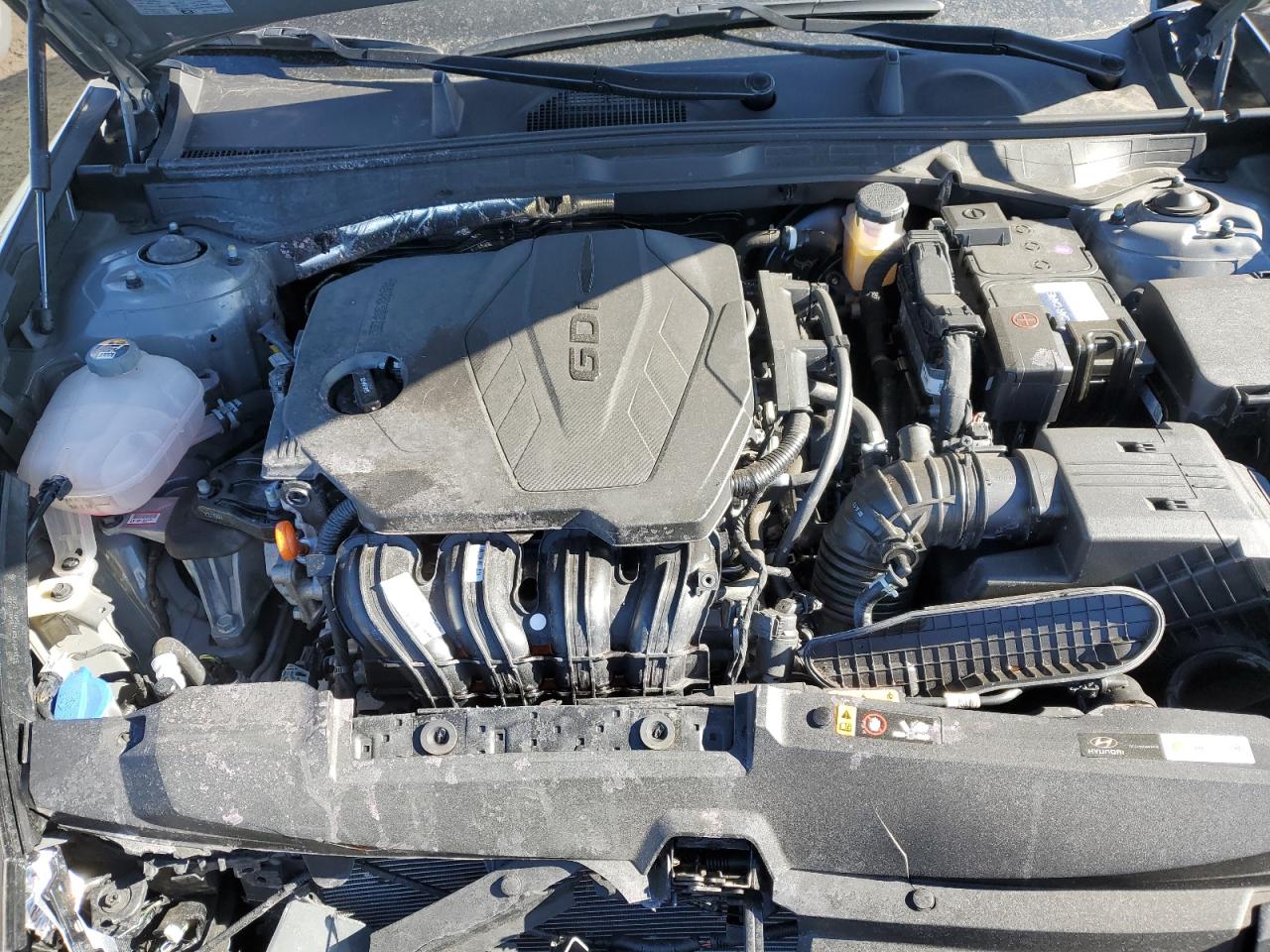 2023 Hyundai Sonata VIN KMHL64JA1PA281476 Copart auction photo, front end damage thumbnail 11