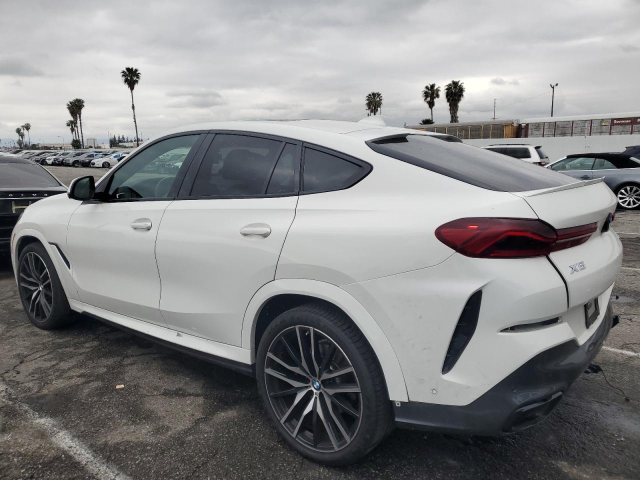 2022 BMW X6 VIN 5UXCY6C08N9J21980 Copart auction photo, rear end damage thumbnail 2