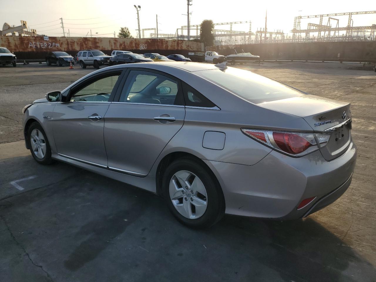 2012 Hyundai Sonata VIN KMHEC4A41CA031239 Copart auction photo, front end damage thumbnail 2
