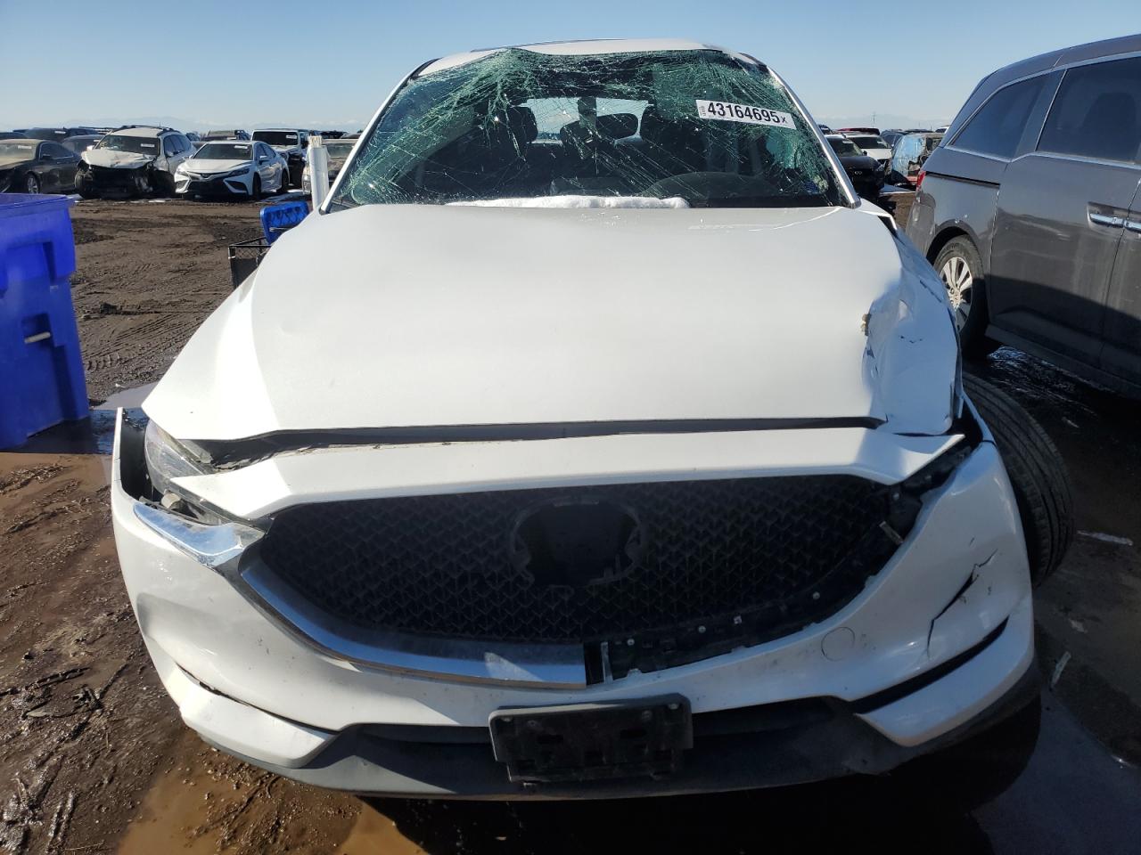 2017 Mazda CX-5 VIN JM3KFBCL4H0191420 Copart auction photo, rollover damage thumbnail 5