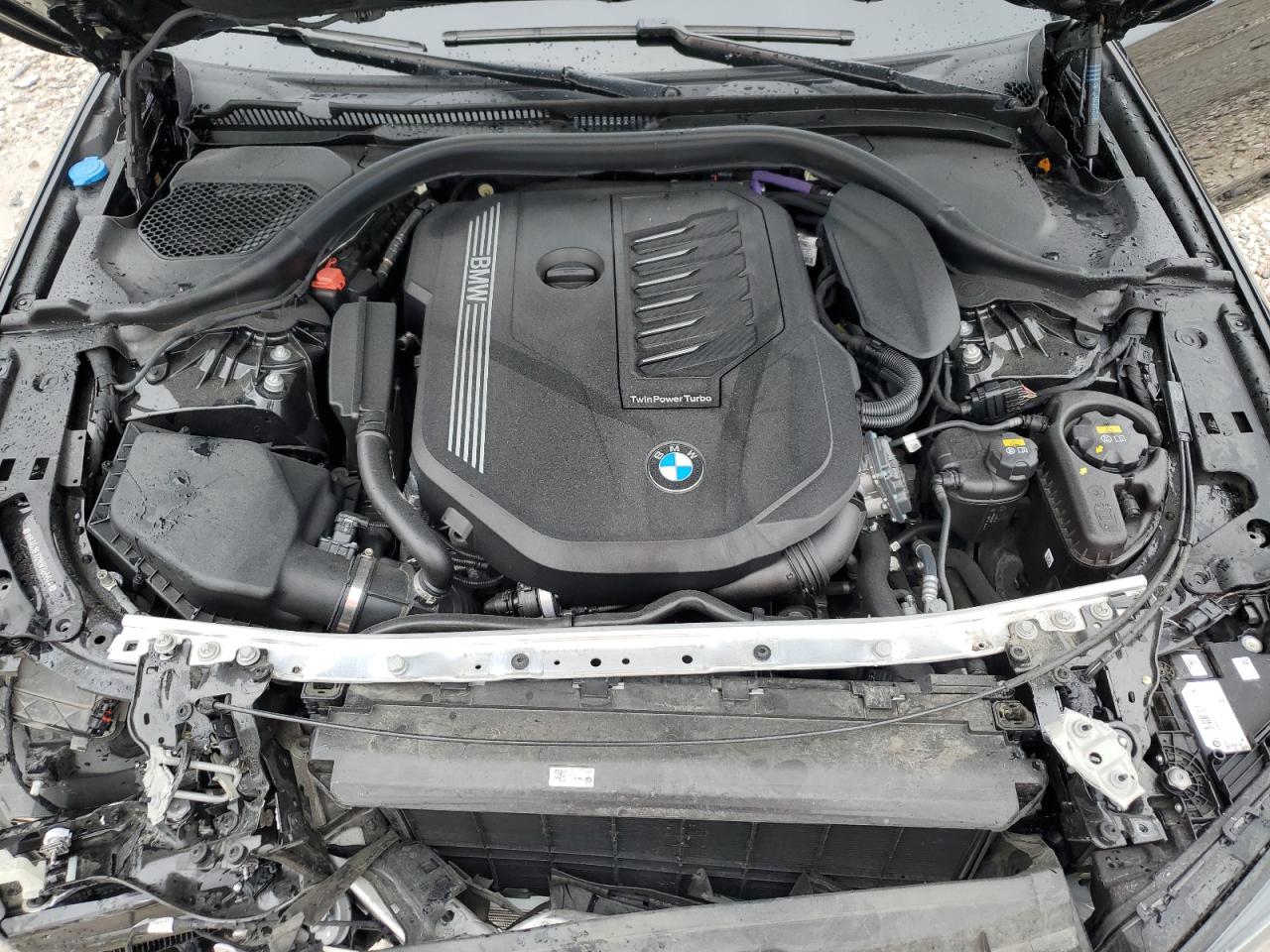 2022 BMW 5er VIN WBA53BJ02NWX55644 Copart auction photo, front end damage thumbnail 11