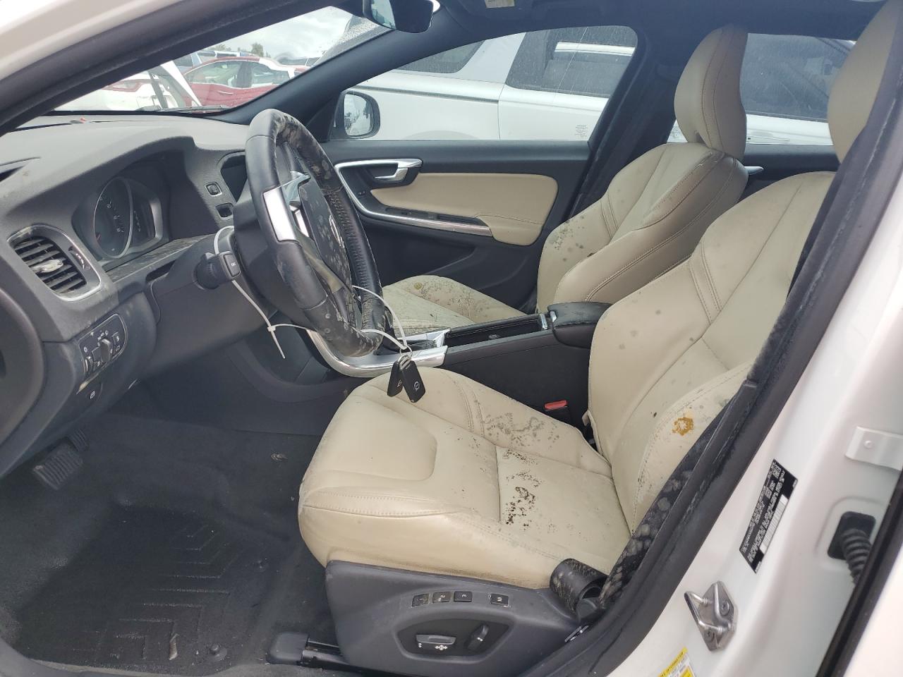 2017 Volvo V60 VIN YV140MEK1H1347758 Copart auction photo, water/flood damage thumbnail 7