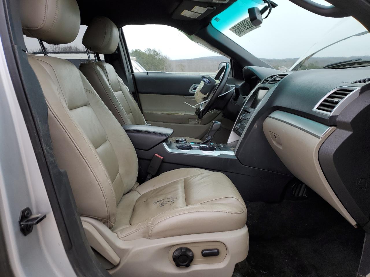 2015 Ford Explorer VIN 1FM5K8D8XFGC53191 Copart auction photo, front end / side damage thumbnail 7