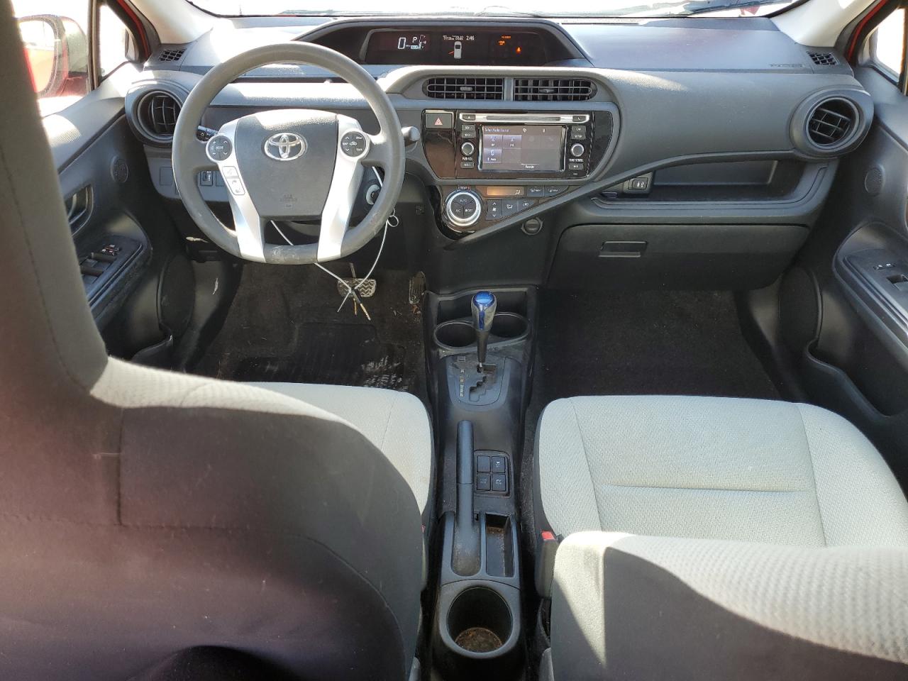 2015 Toyota Prius VIN JTDKDTB33F1093718 Copart auction photo, front end damage thumbnail 8