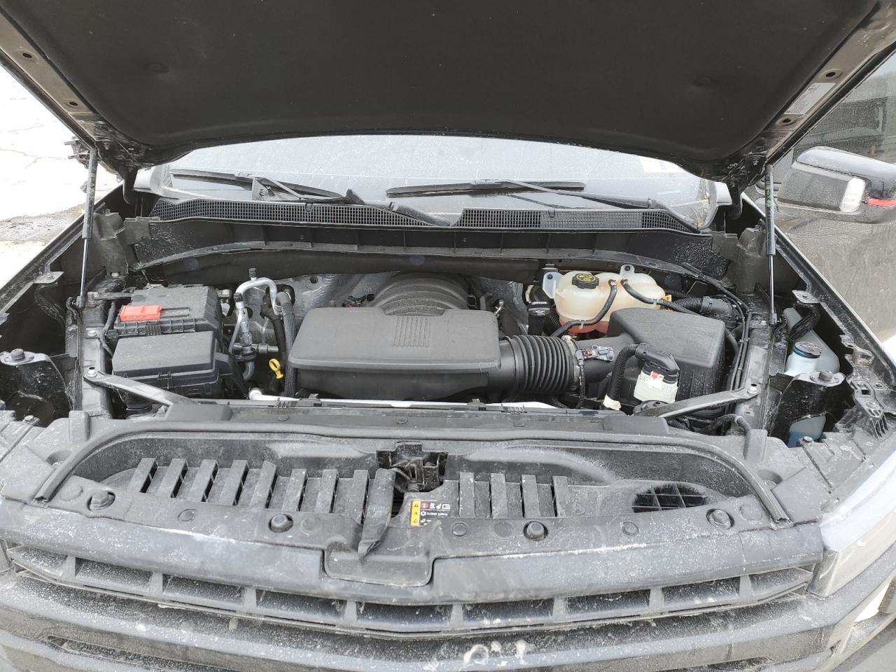 2022 Chevrolet Silverado VIN 1GCUYEED2NZ179633 Copart auction photo, rear end / side damage thumbnail 12