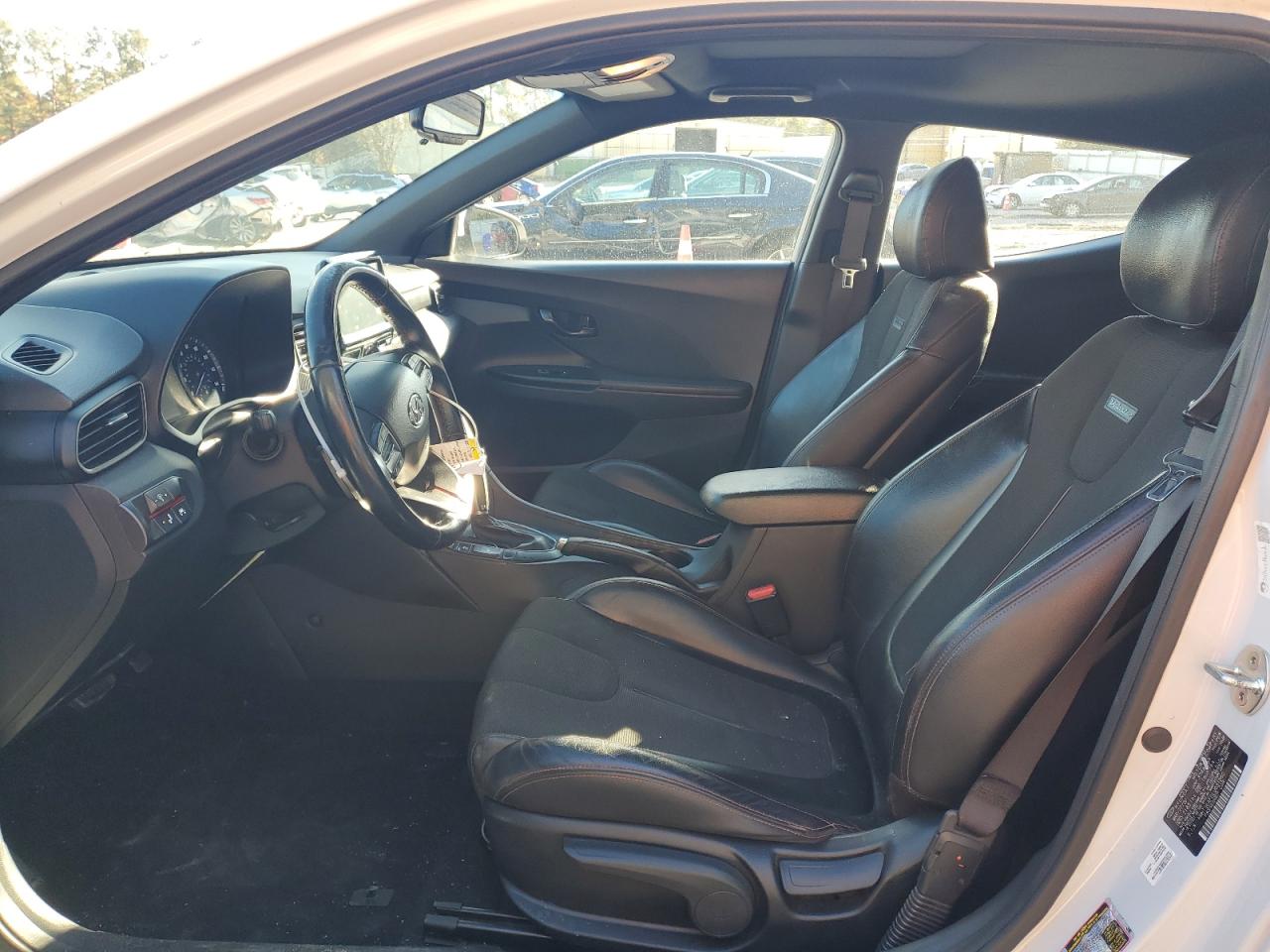 2020 Hyundai Veloster VIN KMHTG6AF6LU031860 Copart auction photo, front end damage thumbnail 7