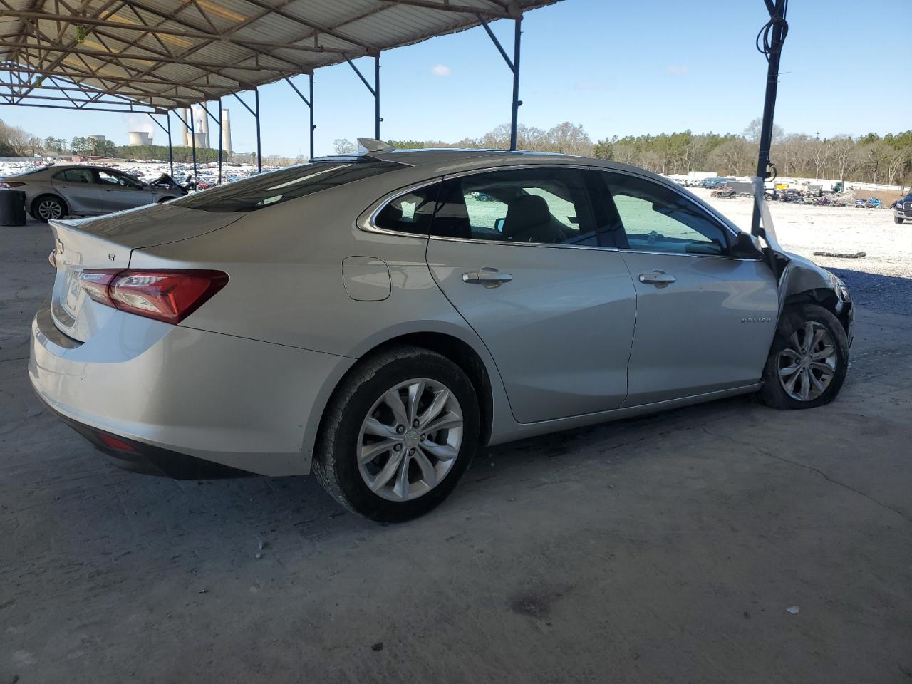 2022 Chevrolet Malibu VIN 1G1ZD5ST0NF129014 Copart auction photo, front end / undercarriage damage thumbnail 3