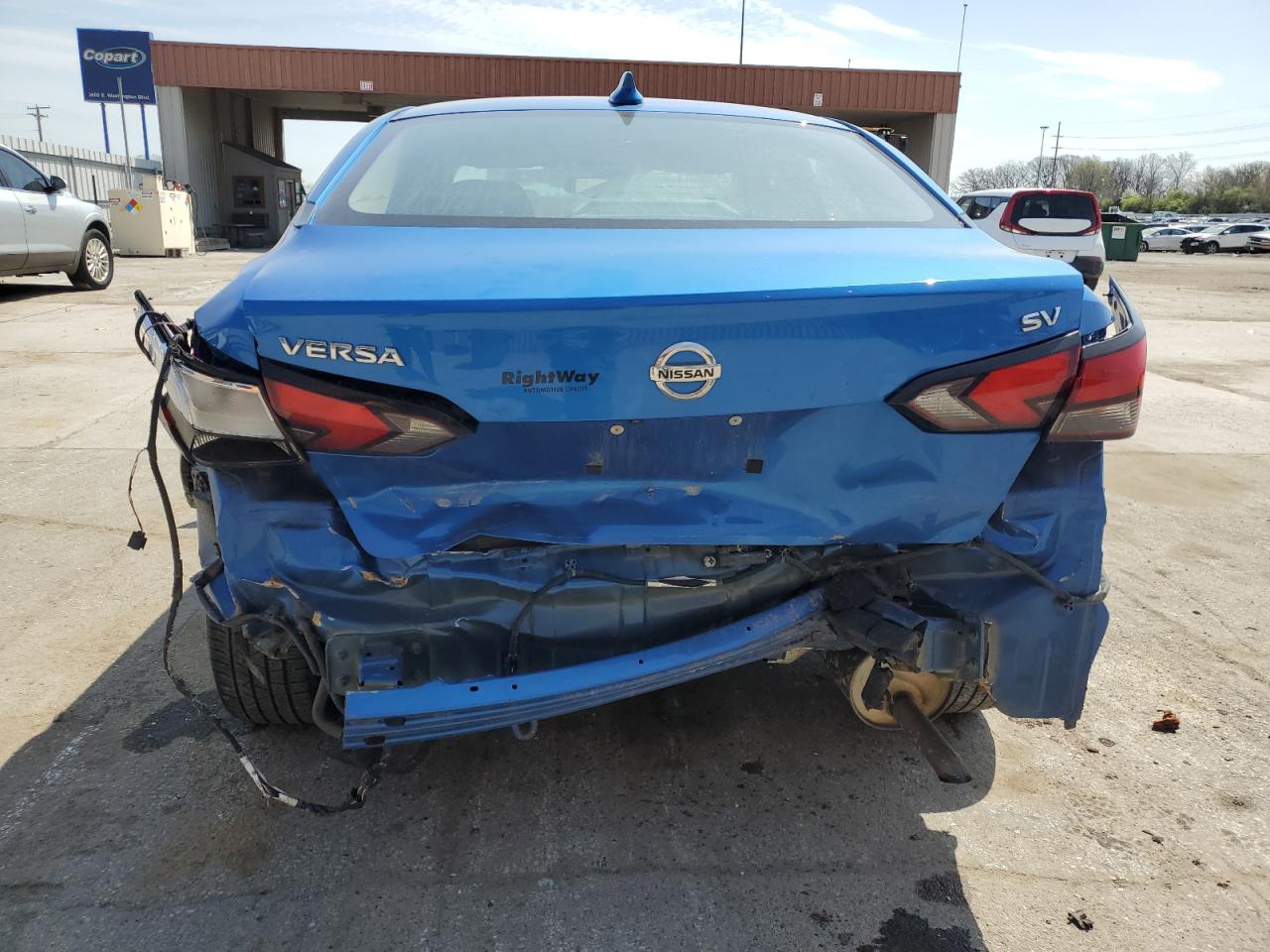 2020 Nissan Versa VIN 3N1CN8EV3LL901214 Copart auction photo, rear end damage thumbnail 6